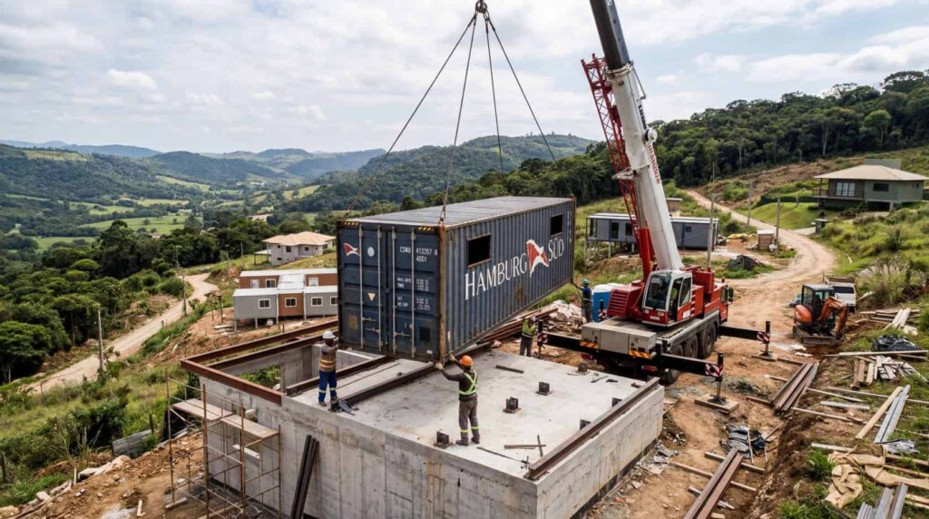 Quanto custa construir uma casa container em 2026?