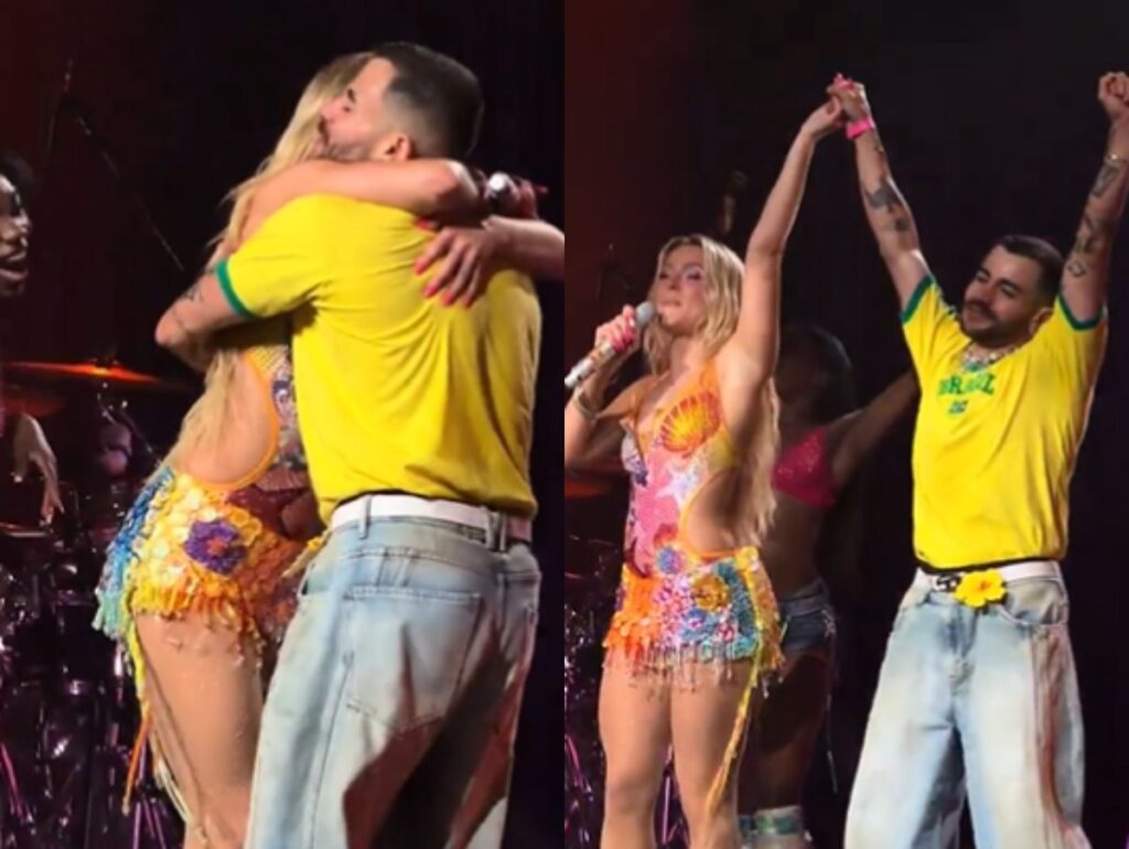 Zara Larsson chama fã brasileiro ao palco em Dallas