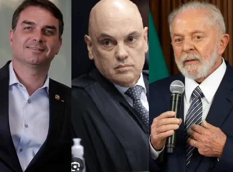Moraes abre inquérito contra Flávio por post sobre Lula
