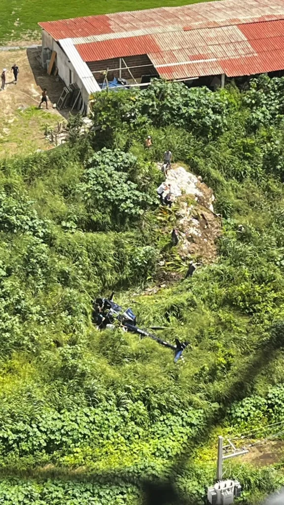 Piloto sem habilitação é preso após queda de helicóptero