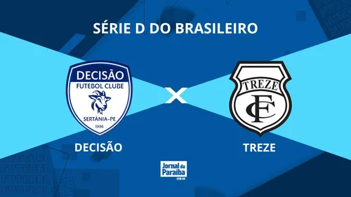 Decisão x Treze: onde assistir e escalações — Série D