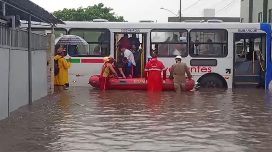 Paraíba em alerta por fortes chuvas e risco de alagamentos