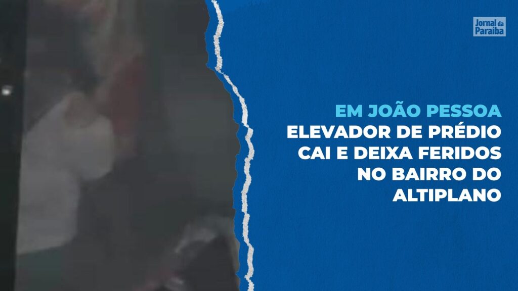 Elevador despenca e fere três pessoas em João Pessoa