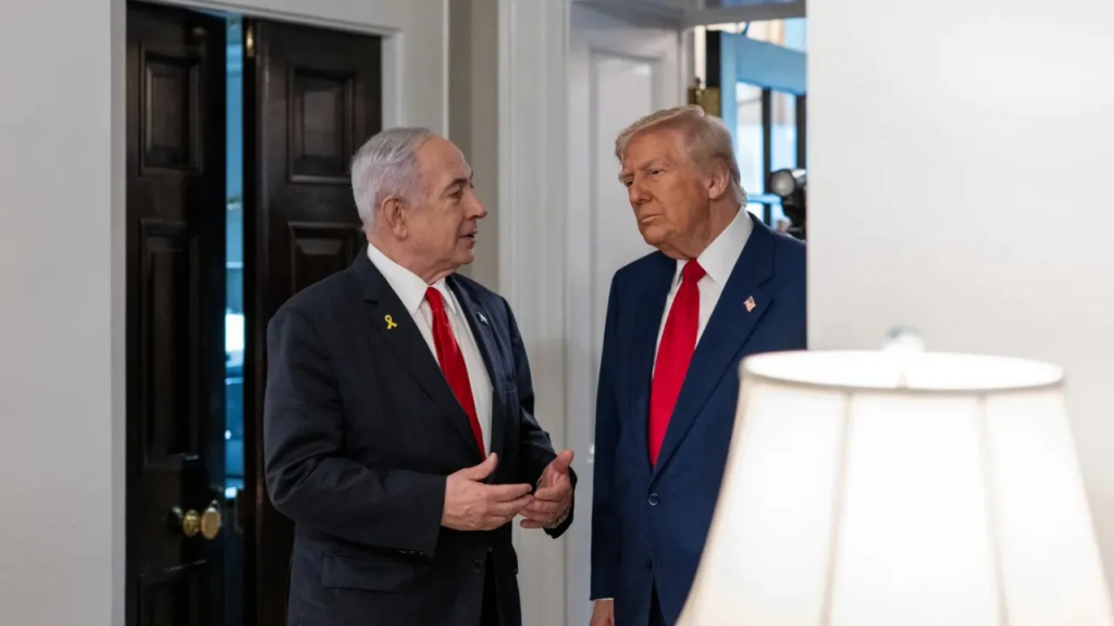 Netanyahu parabeniza Trump e afirma paz por meio da força