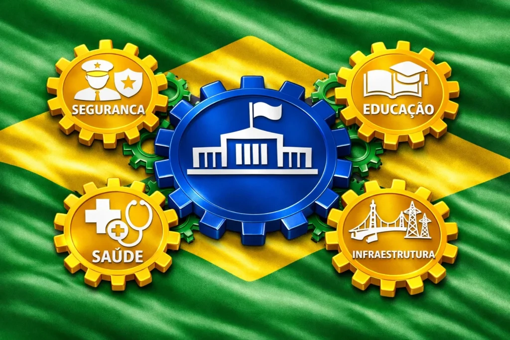Crescimento da máquina pública e ampliação de gastos