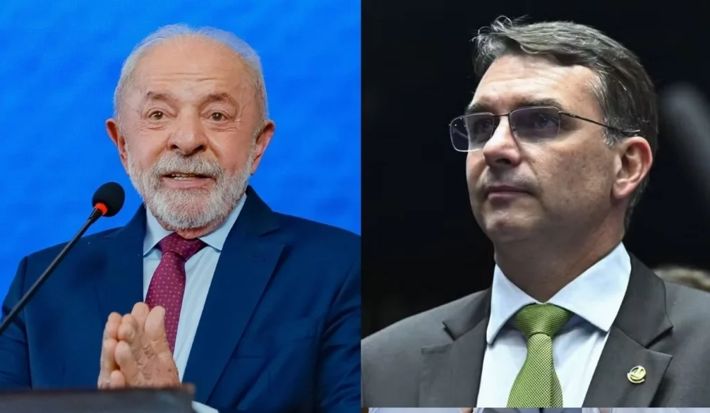 Lula tem 44% e Flávio 41% no 2º turno; empate técnico