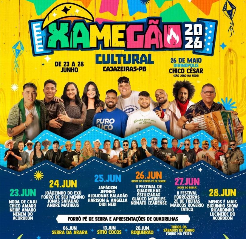 Cajazeiras debate mistura de ritmos no Xamegão 2026