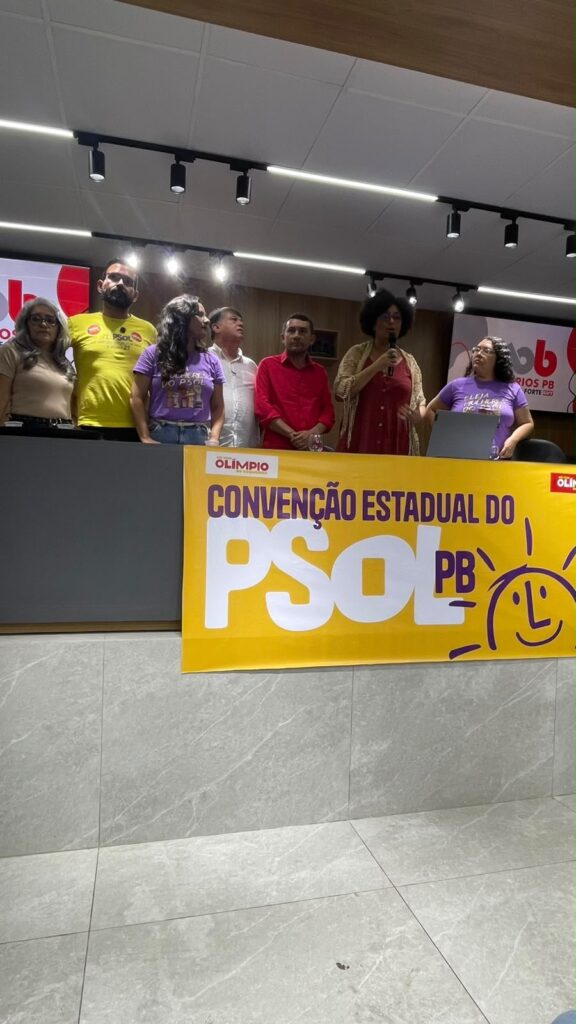 PSOL homologa Olímpio Rocha ao Governo da Paraíba em evento