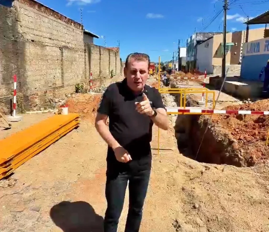 Chico Mendes visita obras de despoluição do Açude Grande