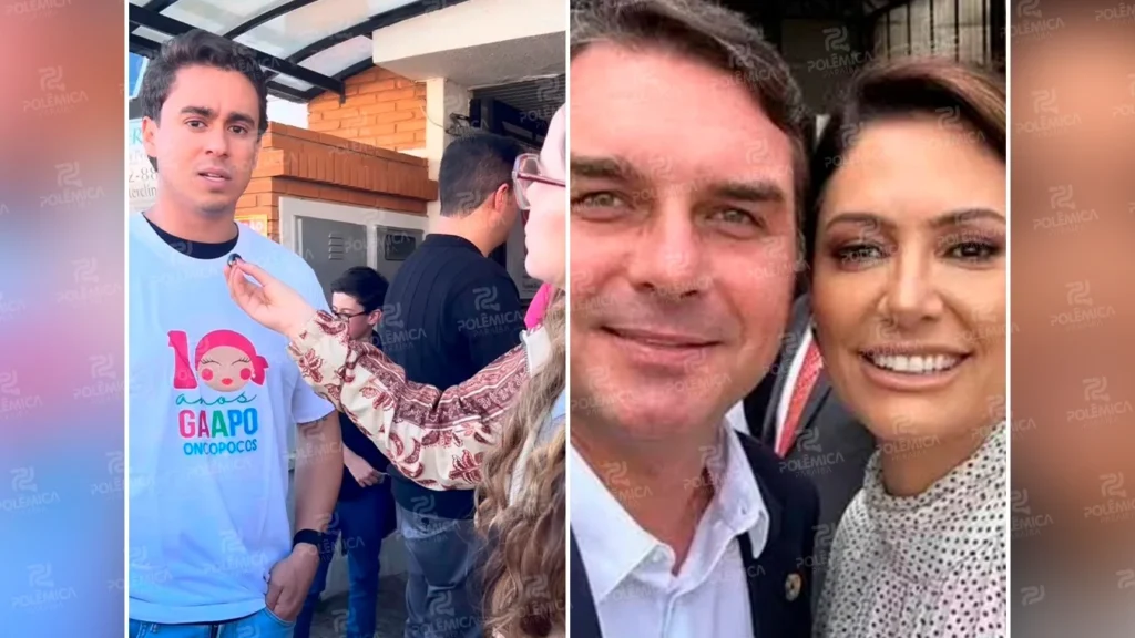 Nikolas evita comentar crise entre Michelle e Flávio