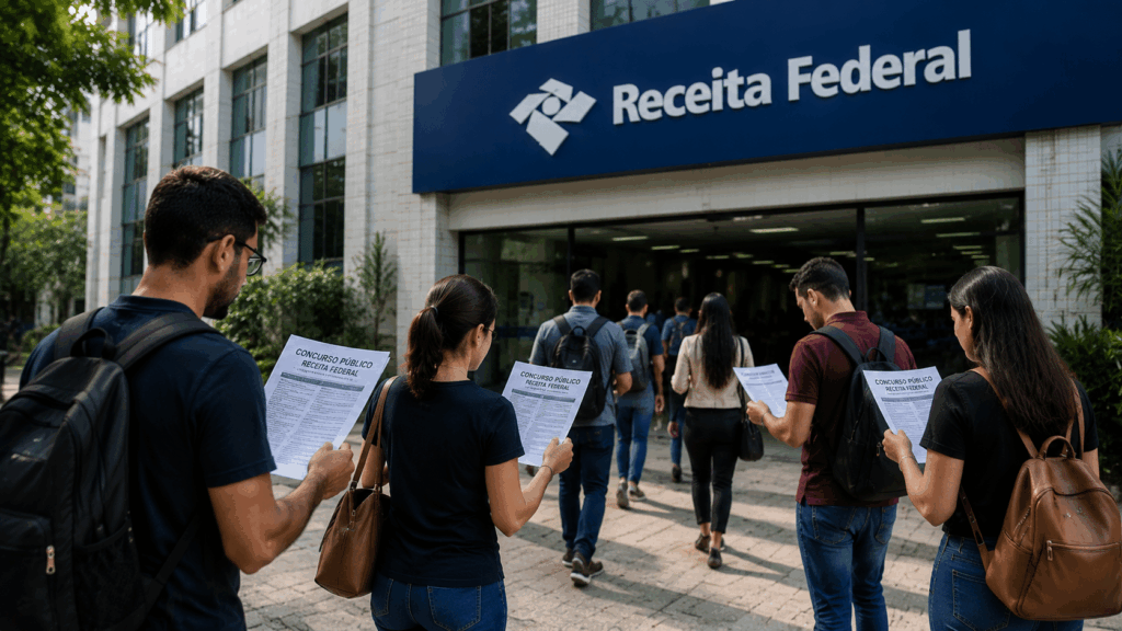 03/07/2026: Receita anuncia 146 vagas e salários iniciais