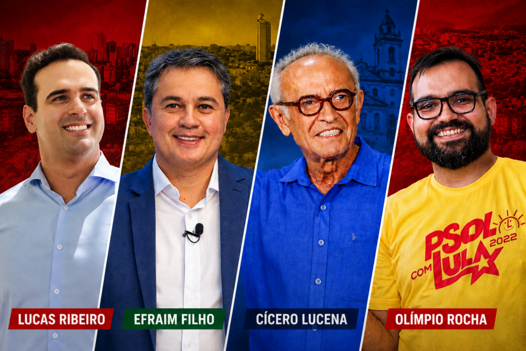 Palanques presidenciais desenhados na Paraíba para 2026