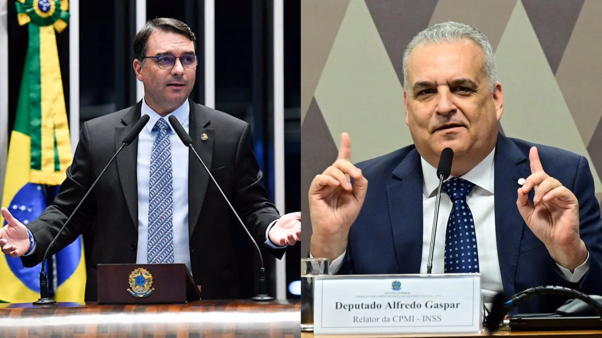 Flávio Bolsonaro escolhe Alfredo Gaspar como vice