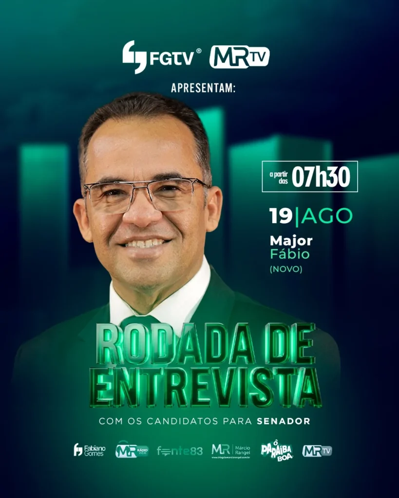 Major Fábio é entrevistado nesta quarta às 7h30 (UTC-3)
